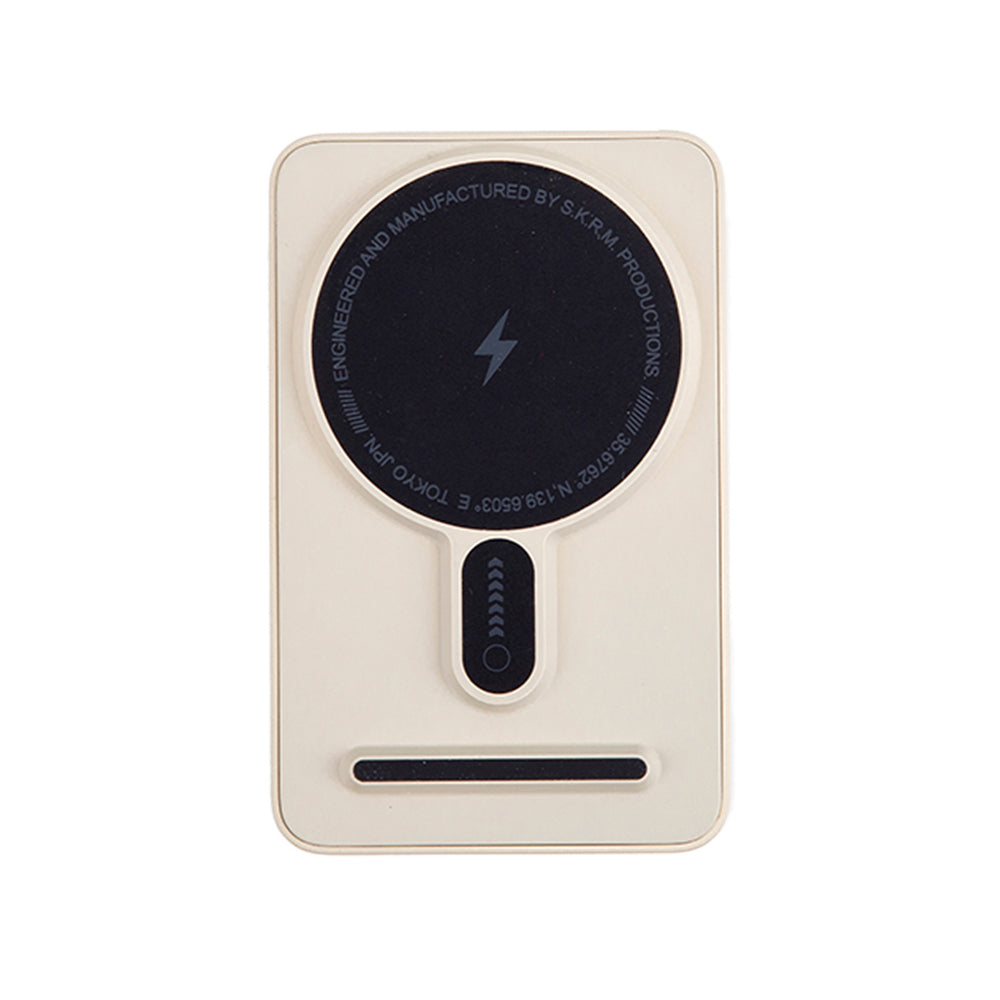 SkinArma Spunk Taşınabilir Wireless Şarj ve PD Hızlı Şarj Özellikli Powerbank 15W 5000mAh