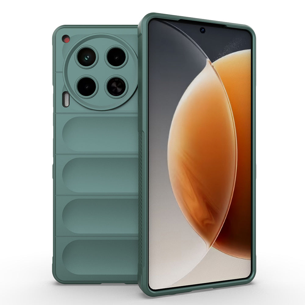 Tecno Camon 30 4G Kılıf Esnek TPU Oyuklu Arka Yüzey Tasarımlı Zore Etnik Silikon Kapak