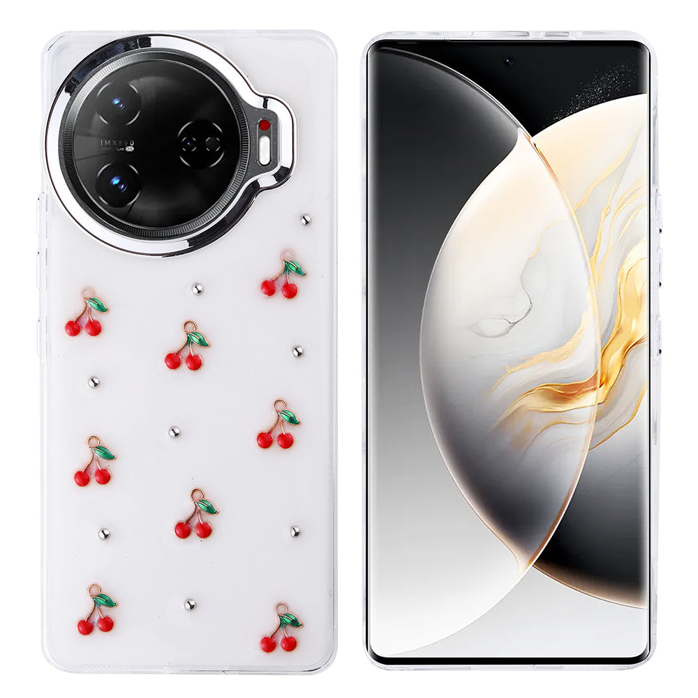 Tecno Camon 30 Pro 5G Kılıf Airbag Tasarımlı Simli Şeffaf Zore Kutup Kapak