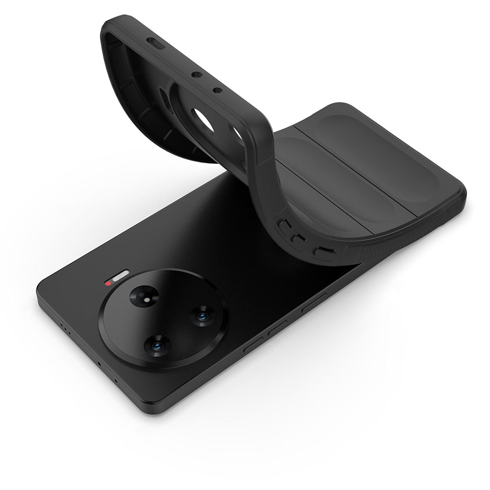 Tecno Camon 30 Pro 5G Kılıf Esnek TPU Oyuklu Arka Yüzey Tasarımlı Zore Etnik Silikon Kapak