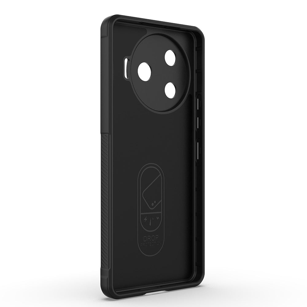 Tecno Camon 30 Pro 5G Kılıf Esnek TPU Oyuklu Arka Yüzey Tasarımlı Zore Etnik Silikon Kapak