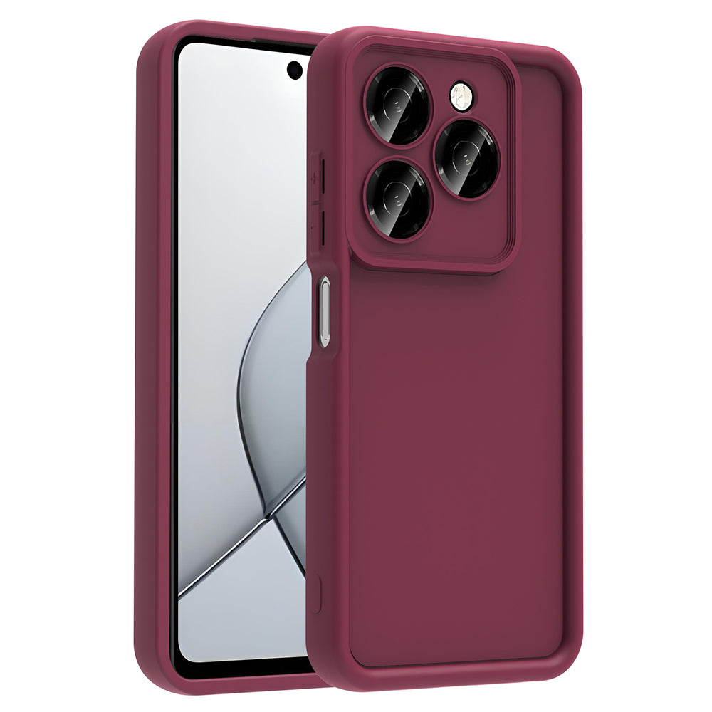 Tecno Spark 20 Kılıf Kamera Korumalı Zore Ananas Kapak