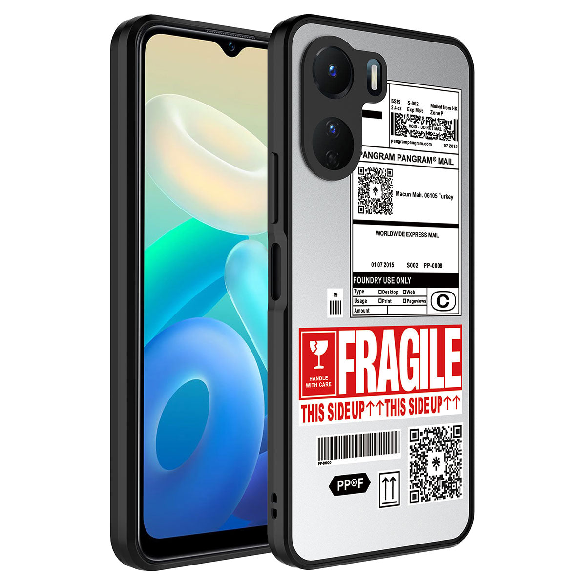 Vivo Y16 Kılıf Aynalı Desenli Kamera Korumalı Parlak Zore Mirror Kapak