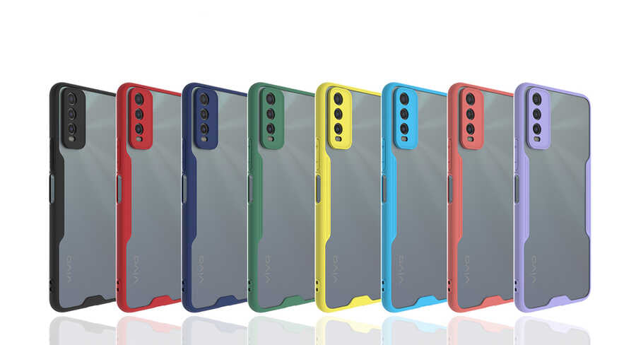 Vivo Y20S Kılıf Zore Parfe Kapak