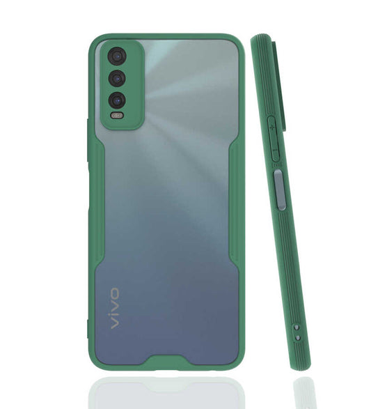 Vivo Y20S Kılıf Zore Parfe Kapak