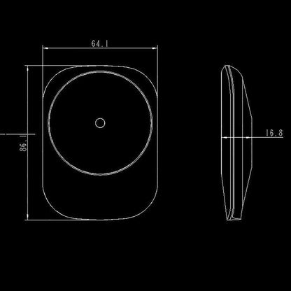 Vokamo WRL-01 Mıknatıslı Kablosuz Şarj Araç Telefon Tutucu