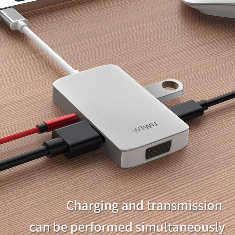 Wiwu Alpha 513HVP Type-C VGA Adaptörü