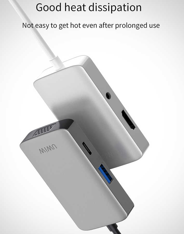 Wiwu Alpha 513HVP Type-C VGA Adaptörü