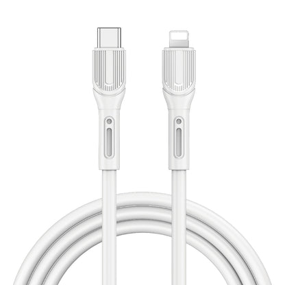 Wiwu Armor Wİ-C005 Kablo Ucu Korumalı Tasarım 20W Hızlı Şarj Özellikli Type-C to Lightning PD Kablo 1M