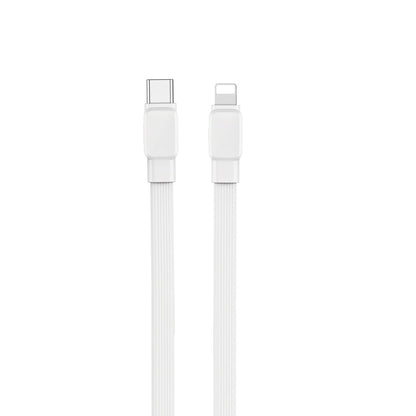 Wiwu Bravo Wİ-C004 Yassı Tasarım 20W Hızlı Şarj Özellikli Type-C to Lightning PD Kablo 1M