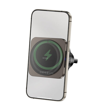 Wiwu CH-318 Magneto Serisi M-safe Şarj Özellikli Havalandırma Tasarım Araç Telefon Tutucu