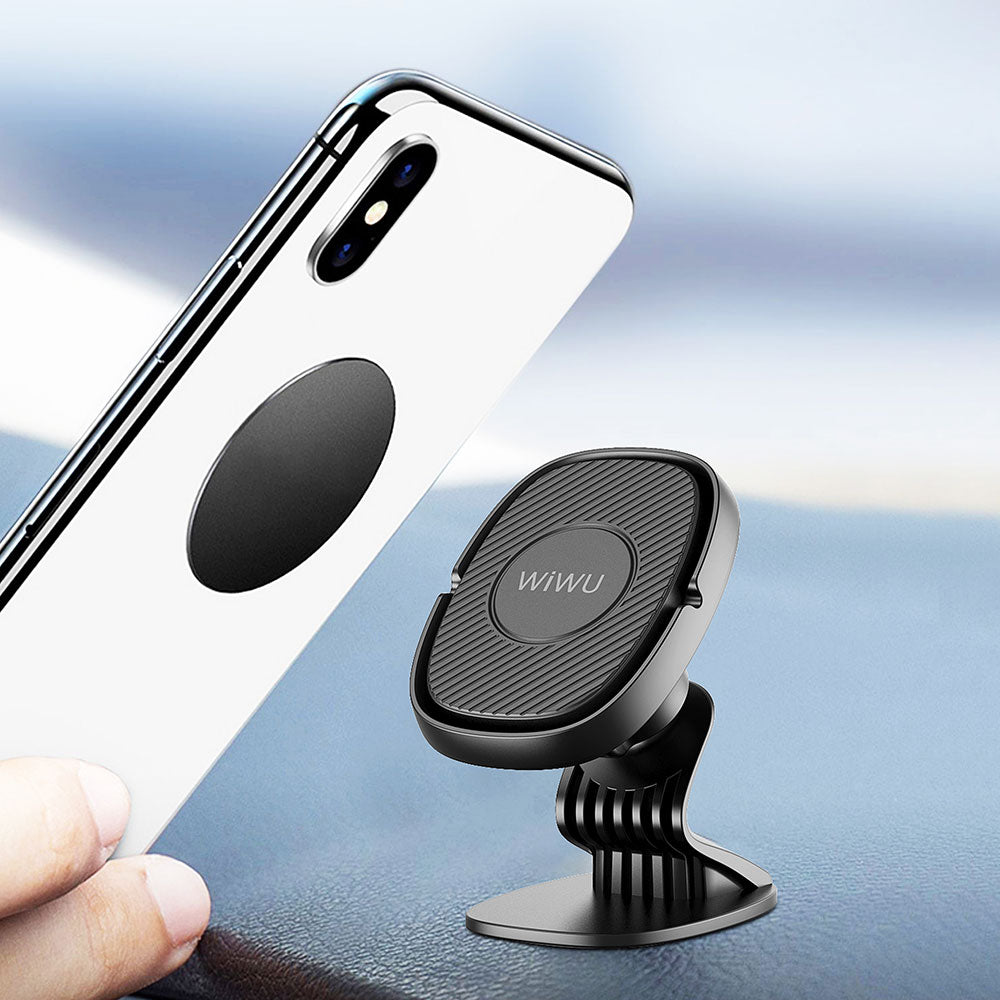 Wiwu CH007 360 Derece Dönebilen Magnetik Düz Zemin Versiyon Araç Telefon Tutucu