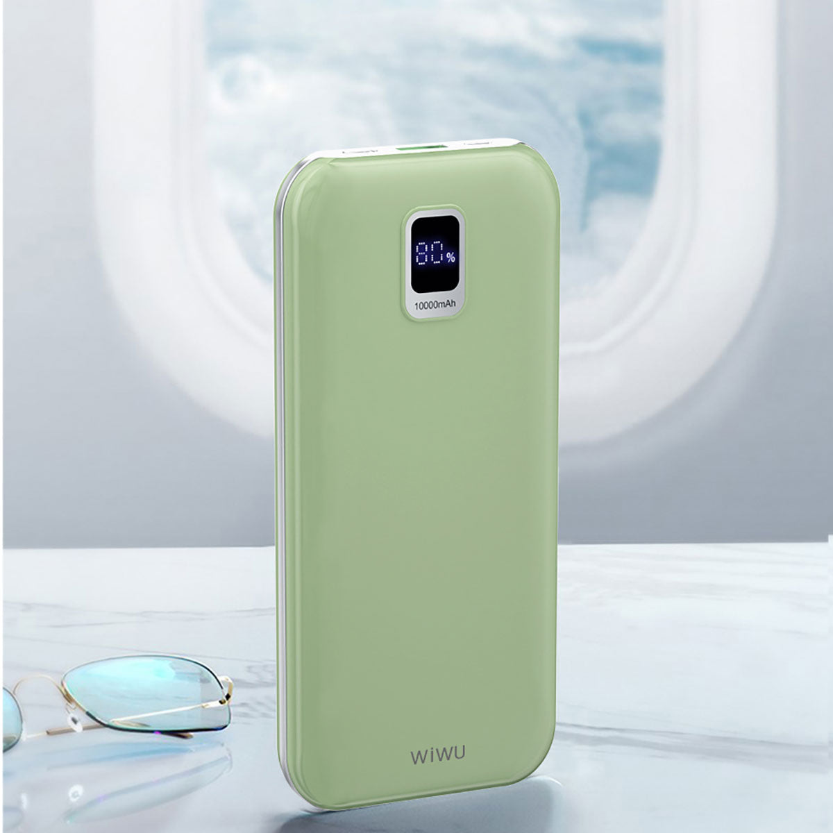 Wiwu JC-16 LED Ekranlı Li-Polimer Aşırı Akım Korumalı Taşınabilir Powerbank PD 20W 10000mAh