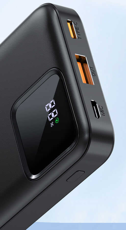 Wiwu JC-18 PD Hızlı Şarj Özellikli Led Göstergeli Powerbank 18W 10000mAh