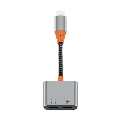 Wiwu LT11 Type-C Şarj Ve Type-C Kulaklık Dönüştürücü Adaptör