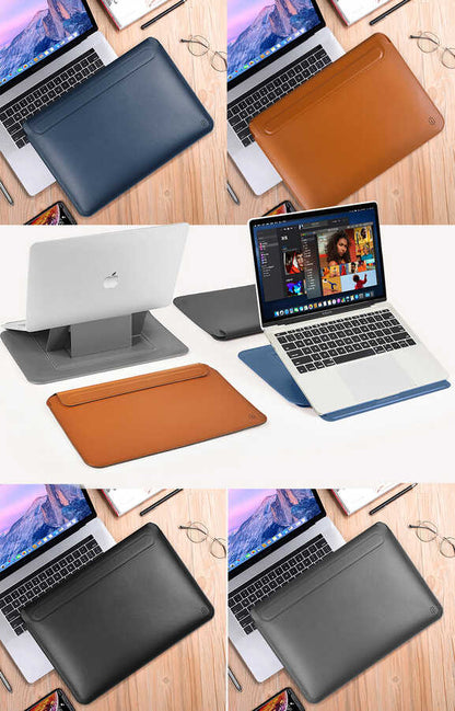 Apple Macbook 16.2' 2021 Wiwu Macbook Skin Pro Portable Stand Kılıf