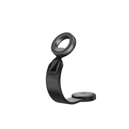 Wiwu Wi-CH053 Mago Serisi Magnetik M-safe Uyumlu Bükülebilen Eğimi ve Düz Zemin Araç Telefon Tutacağı