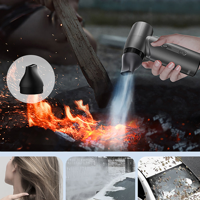 Wiwu Wi-FS015 Üfleme-Emme-Vakumlama ve Şişirme 5in1 Elektrikli Oto Araç Süpürgesi 50000PA