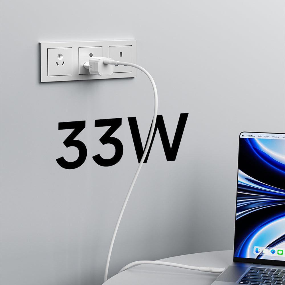 Wiwu Wi-G015 Cube Serisi GaN Tech PD Hızlı Şarj Özellikli Mini Şarj Başlığı 33W