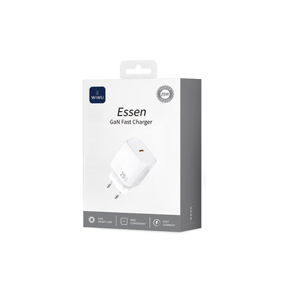 Wiwu Wi-G016 Essen Serisi GaN Tech PD Hızlı Şarj Özellikli Şarj Başlığı 25W