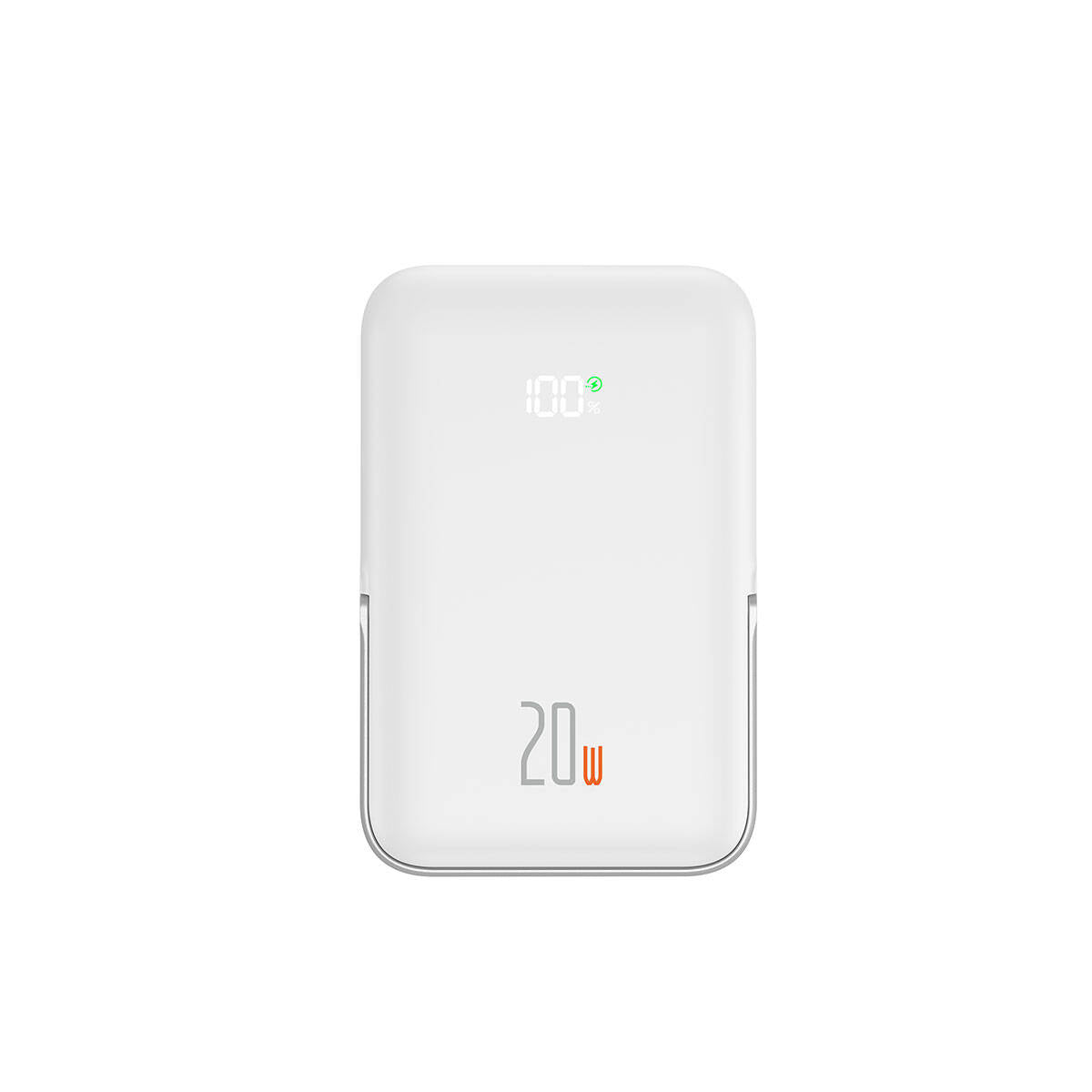 Wiwu Wi-P009 LED Ekranlı Standlı Kablosuz Şarj Özellikli Taşınabilir Powerbank 10000mAh 20W