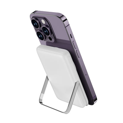 Wiwu Wi-P011 Gentleman Serisi LED Işık Göstergeli Standlı Kablosuz Powerbank 10.000mAh 15W