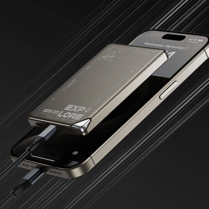 Wiwu Wi-P020 Ultra-Thin Explore Serisi Led Göstergeli Wireless M-safe Powerbank 15W 10000mAh