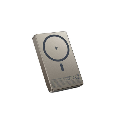 Wiwu Wi-P020 Ultra-Thin Explore Serisi Led Göstergeli Wireless M-safe Powerbank 15W 10000mAh
