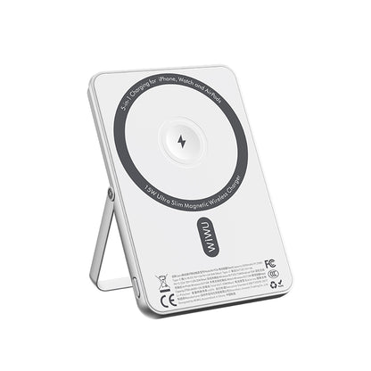 Wiwu Wi-P034 Dijital LED Göstergeli Standlı Kablosuz Powerbank 5000mAh 15W