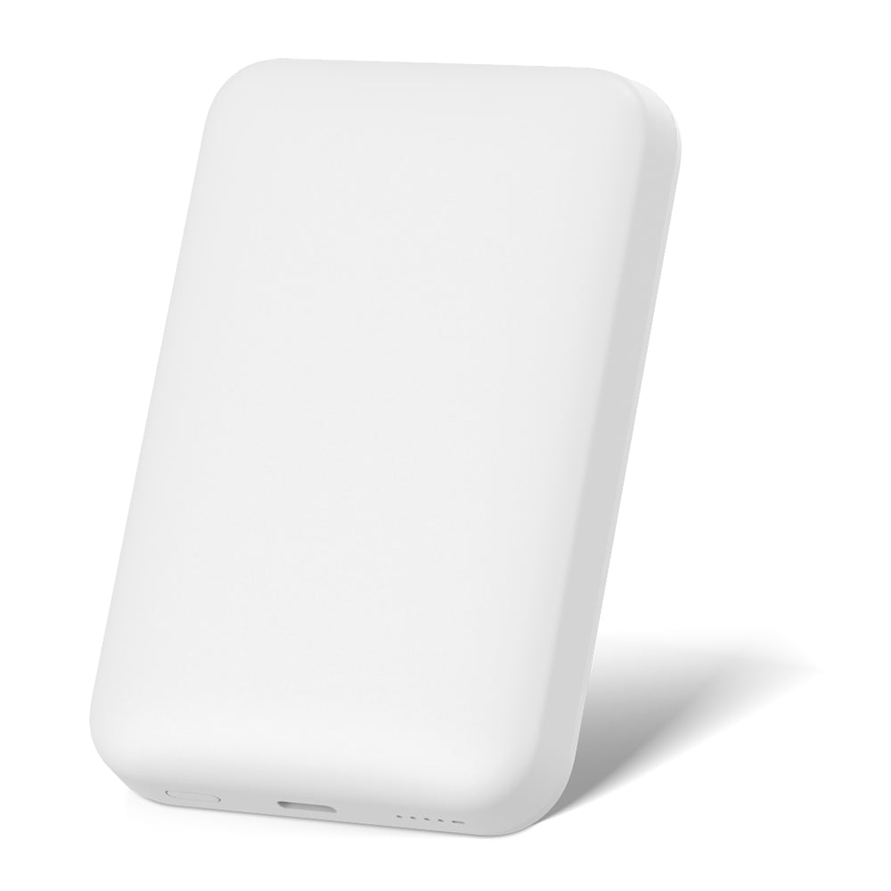 Wiwu Wi-P037 Qi Şarj Teknolojili LED Işık Göstergeli M-safe Kablosuz Powerbank 5000mAh 15W