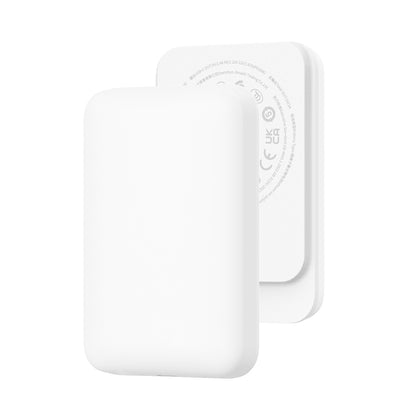 Wiwu Wi-P037 Qi Şarj Teknolojili LED Işık Göstergeli M-safe Kablosuz Powerbank 5000mAh 15W