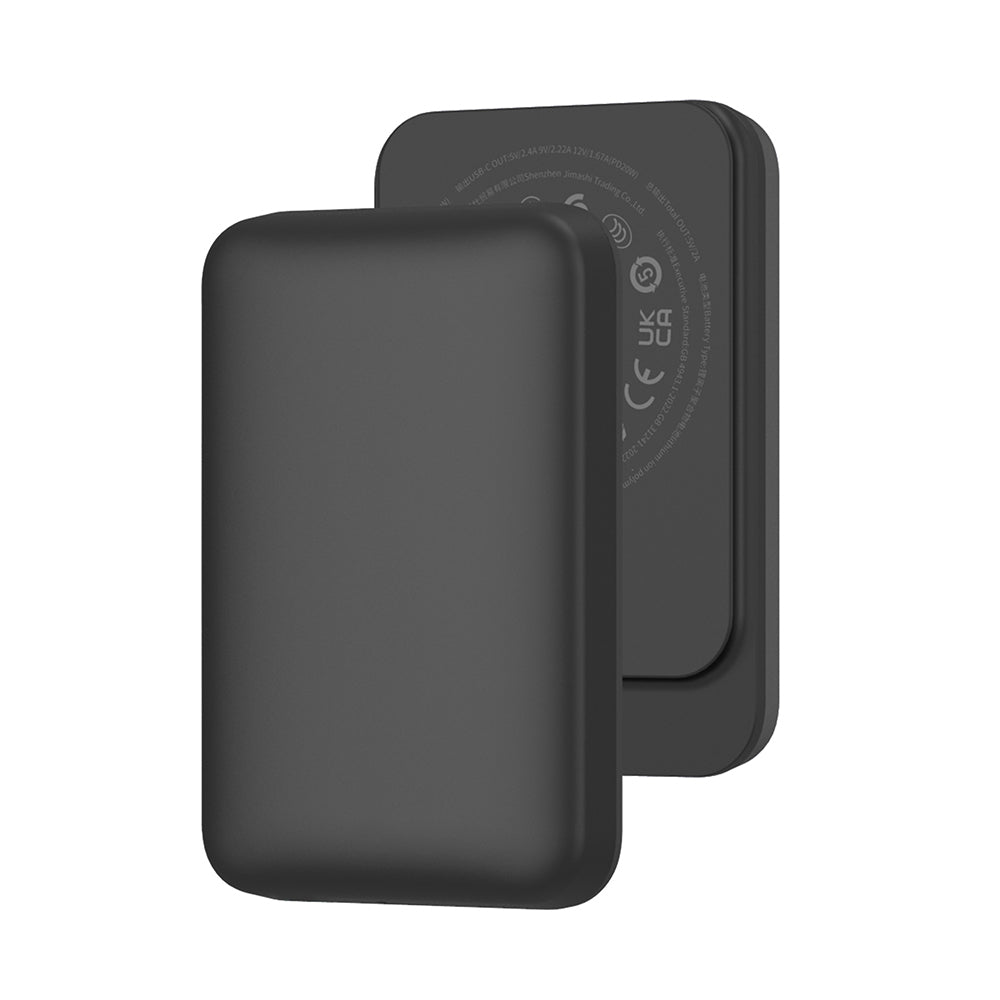 Wiwu Wi-P037 Qi Şarj Teknolojili LED Işık Göstergeli M-safe Kablosuz Powerbank 5000mAh 15W