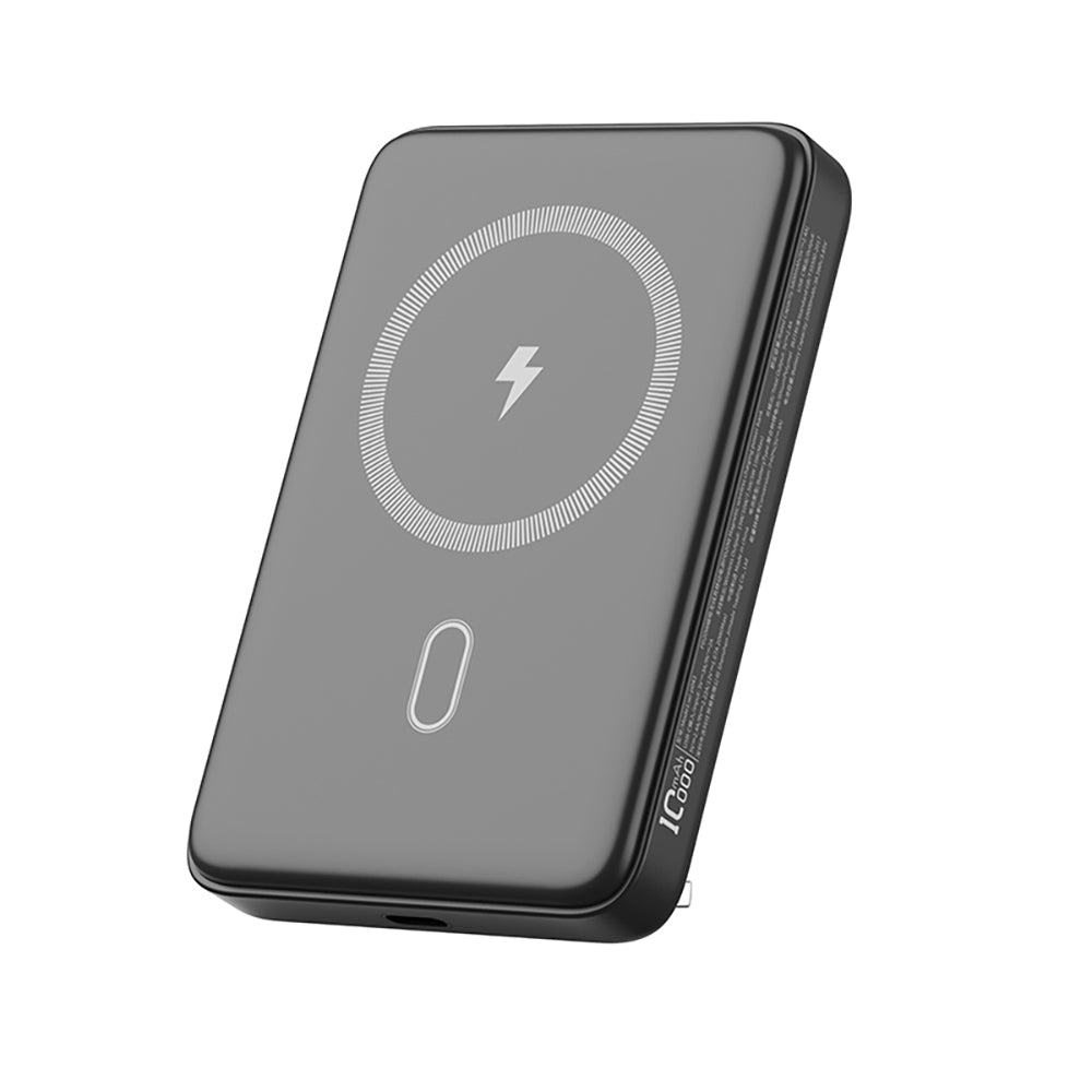Wiwu Wi-P043 LED Işık Göstergeli Standlı Taşınabilir M-safe Wireless Powerbank 10.000mAh 15W