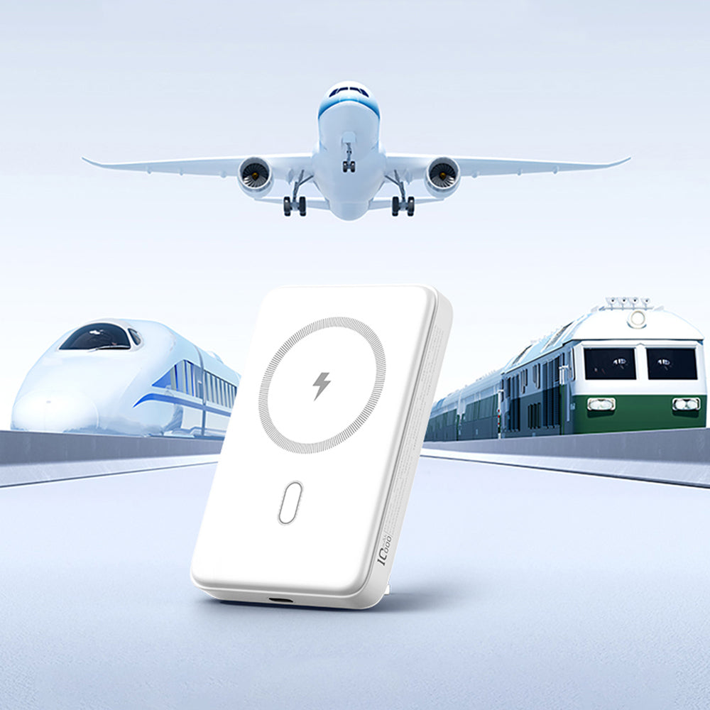 Wiwu Wi-P043 LED Işık Göstergeli Standlı Taşınabilir M-safe Wireless Powerbank 10.000mAh 15W