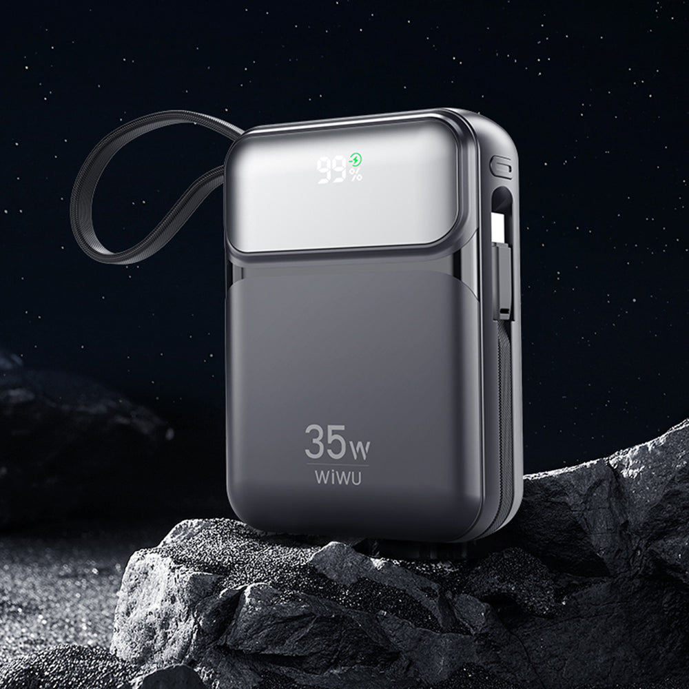 Wiwu Wi-P052 Galaxy Serisi Type-C Lightning Çıkışlı Taşınabilir Powerbank PD 35W 10000mAh