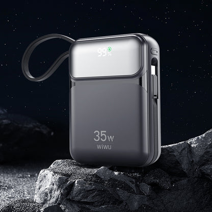 Wiwu Wi-P052 Galaxy Serisi Type-C Lightning Çıkışlı Taşınabilir Powerbank PD 35W 10000mAh