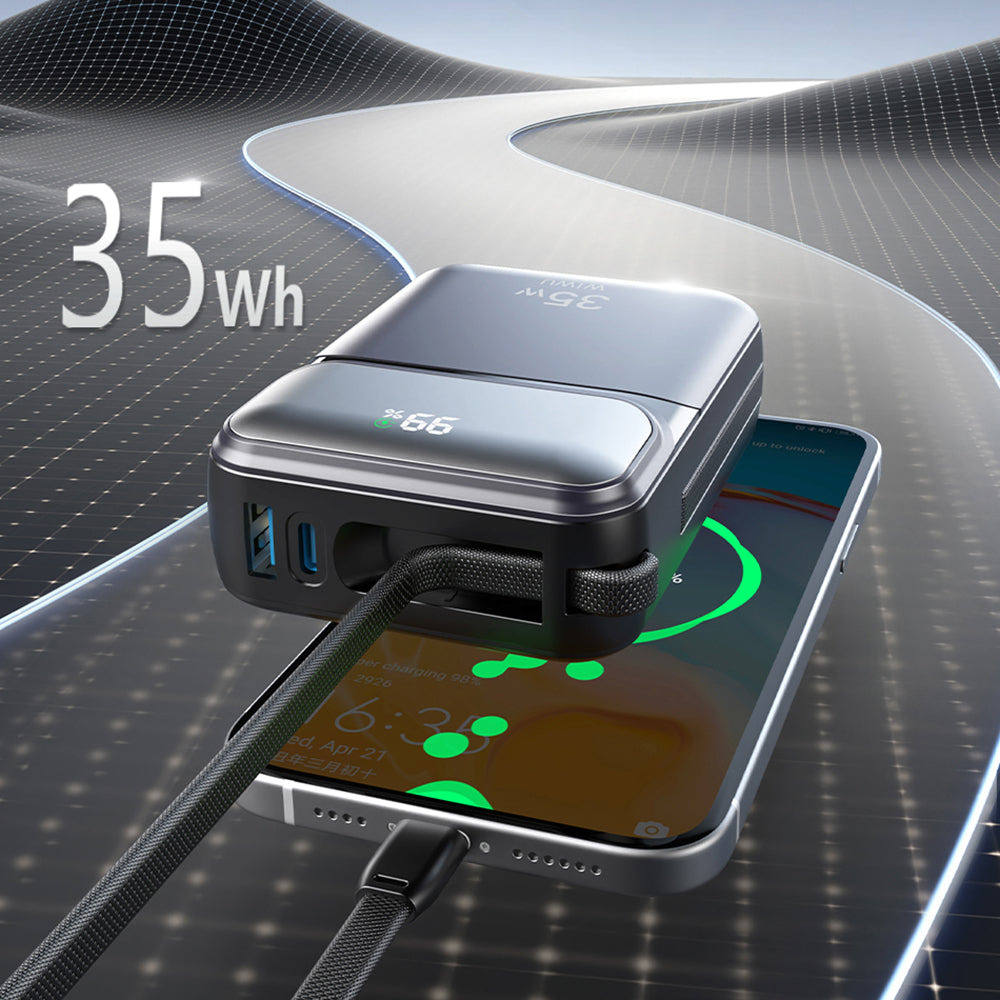 Wiwu Wi-P052 Galaxy Serisi Type-C Lightning Çıkışlı Taşınabilir Powerbank PD 35W 10000mAh