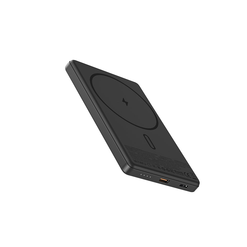 Wiwu Wi-P072 PD 20W M-safe Şarj Özellikli Ultra İnce Aramid Fiber Powerbank 15W 5000mAh