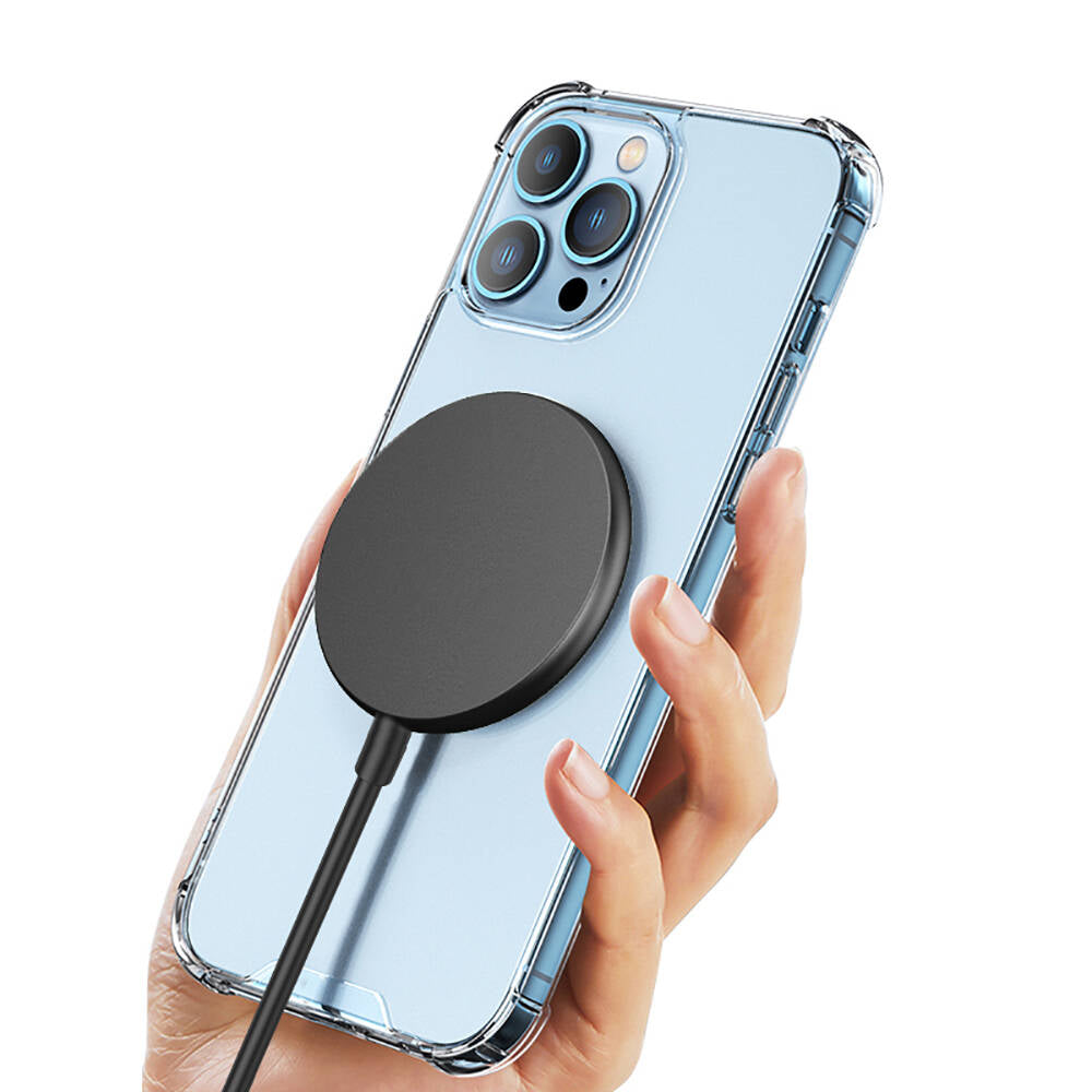 Wiwu Wi-W007 15W Hızlı Şarj Özellikli M-safe PD Wireless Şarj Aleti