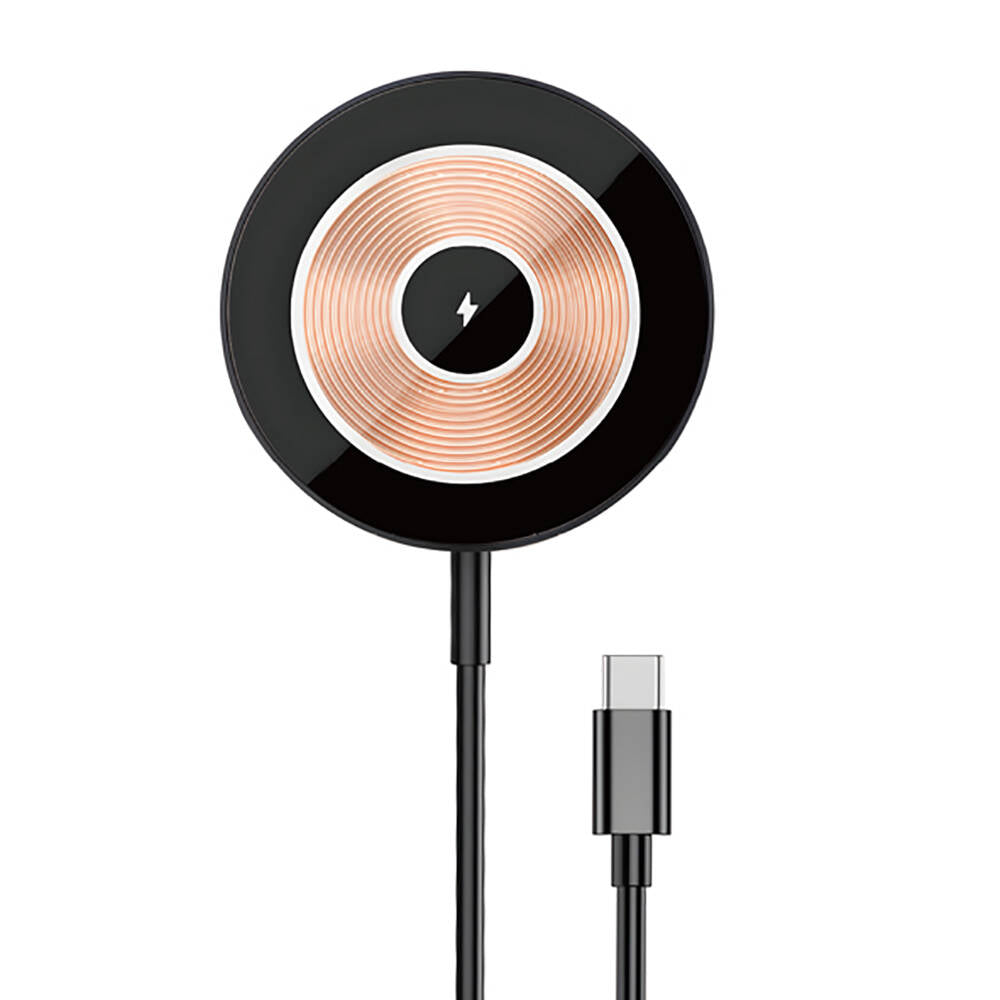 Wiwu Wi-W007 15W Hızlı Şarj Özellikli M-safe PD Wireless Şarj Aleti