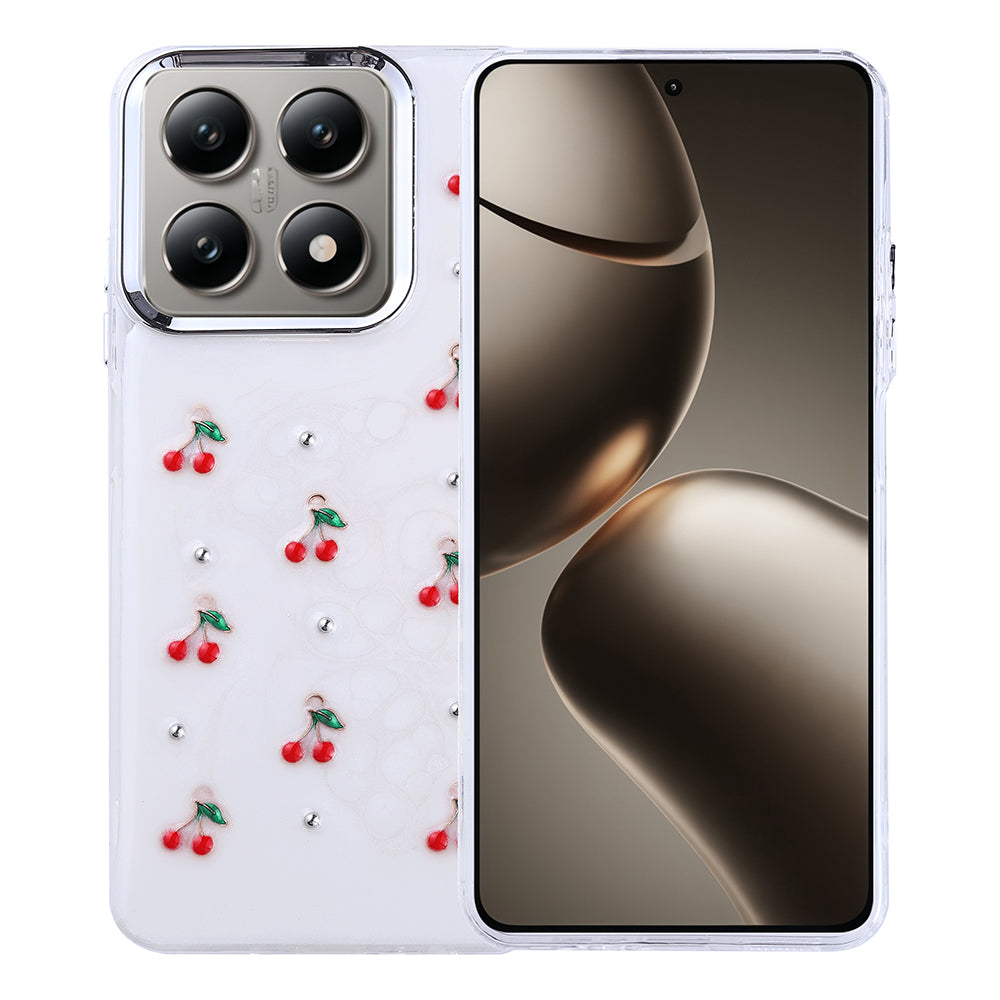 Xiaomi 14T Kılıf Airbag Tasarımlı Simli Şeffaf Zore Kutup Kapak