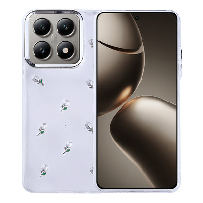 Xiaomi 14T Kılıf Airbag Tasarımlı Simli Şeffaf Zore Kutup Kapak