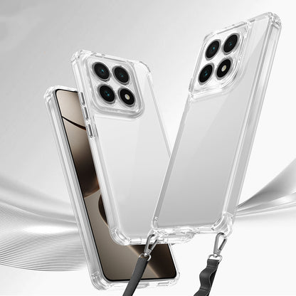 Xiaomi 14T Kılıf Airbagli Takılabilir Askı Aparatlı Zore Snap Silikon Kapak