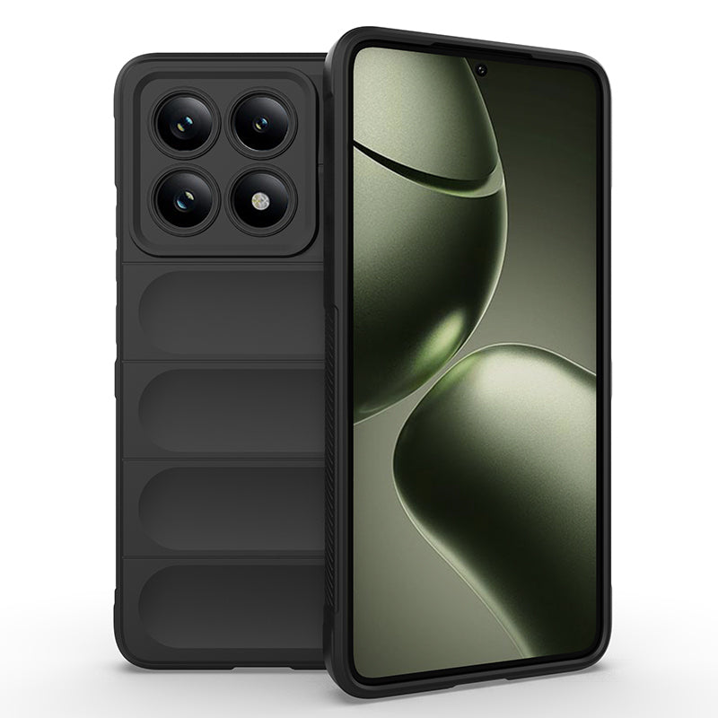 Xiaomi 14T Kılıf Esnek TPU Oyuklu Arka Yüzey Tasarımlı Zore Etnik Silikon Kapak