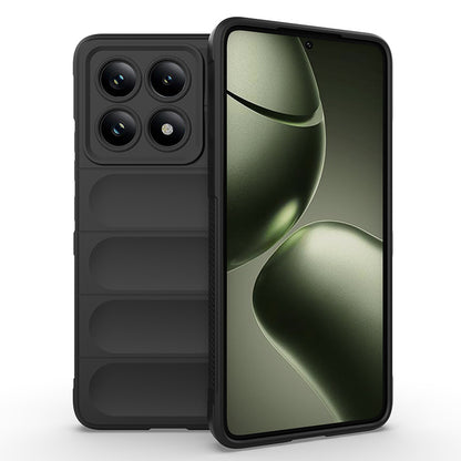 Xiaomi 14T Kılıf Esnek TPU Oyuklu Arka Yüzey Tasarımlı Zore Etnik Silikon Kapak