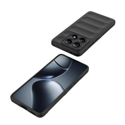 Xiaomi 14T Pro Kılıf Esnek TPU Oyuklu Arka Yüzey Tasarımlı Zore Etnik Silikon Kapak