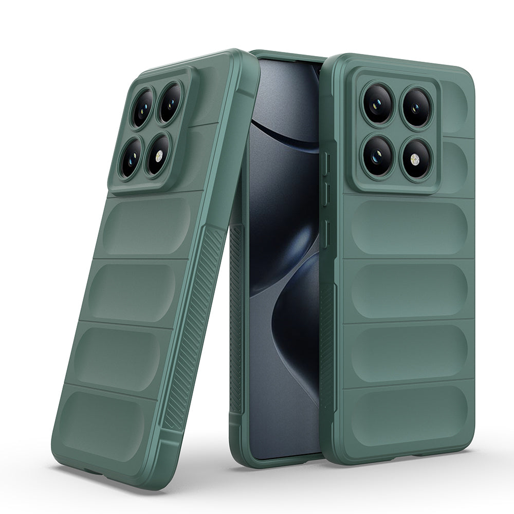 Xiaomi 14T Pro Kılıf Esnek TPU Oyuklu Arka Yüzey Tasarımlı Zore Etnik Silikon Kapak