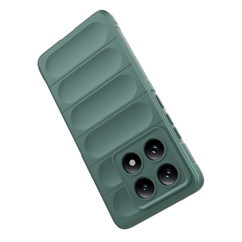 Xiaomi 14T Pro Kılıf Esnek TPU Oyuklu Arka Yüzey Tasarımlı Zore Etnik Silikon Kapak