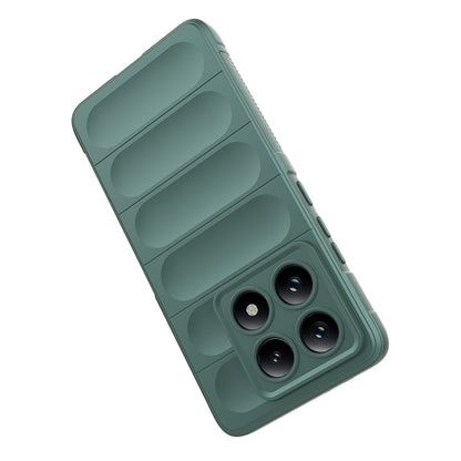 Xiaomi 14T Pro Kılıf Esnek TPU Oyuklu Arka Yüzey Tasarımlı Zore Etnik Silikon Kapak