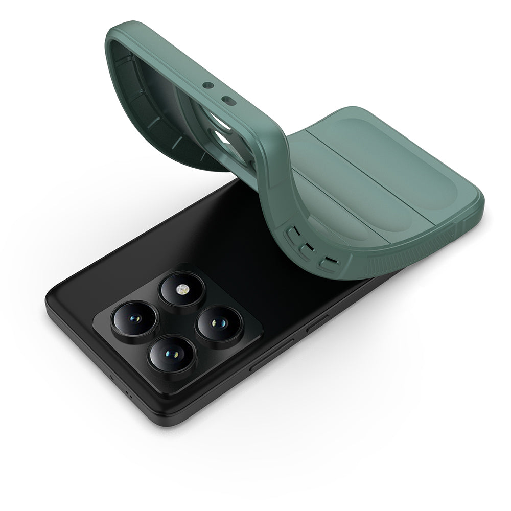 Xiaomi 14T Pro Kılıf Esnek TPU Oyuklu Arka Yüzey Tasarımlı Zore Etnik Silikon Kapak